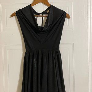 Silence + Noise Black Backless Dress